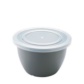 Reusable PP bowl, dark grey
